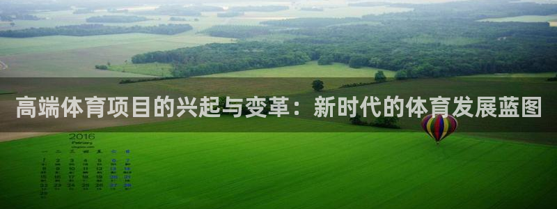 高端体育项目的兴起与变革：新时代的体育发展蓝图
